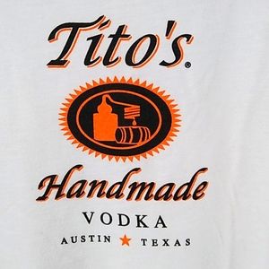 New Men's Tito's Vodka Long Sleeve TShirt